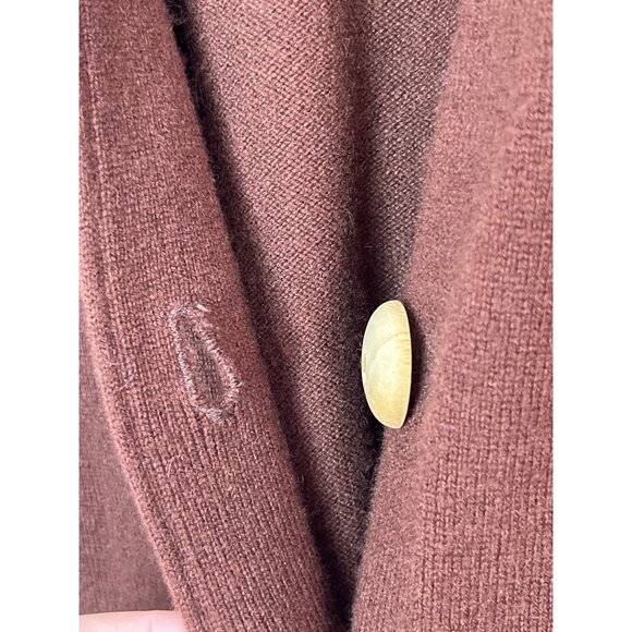 Charter Club Brown 100% Cashmere Long Sleeve Cardigan Button Front Small Men's - Picture 5 of 9